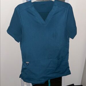 Teal Scrub Top